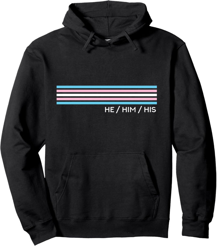 He Him His Trans Pride CSD Transgender Pullover Hoodie