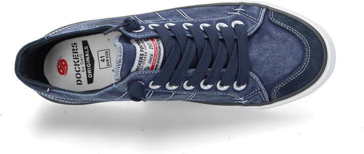 Dockers by Gerli Herren Low-Top Sneaker, Männer Halbschuhe 40 EU Navy 30st027 790660, 40 EU Navy 30s