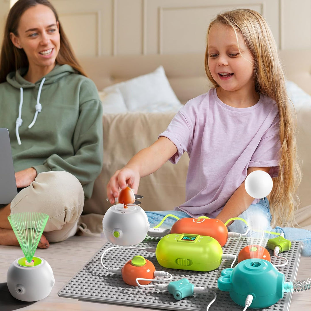 Experimentiermodul für physikalische Schaltkreise, DIY-Kombinationspuzzle für Kinder, elektronischer