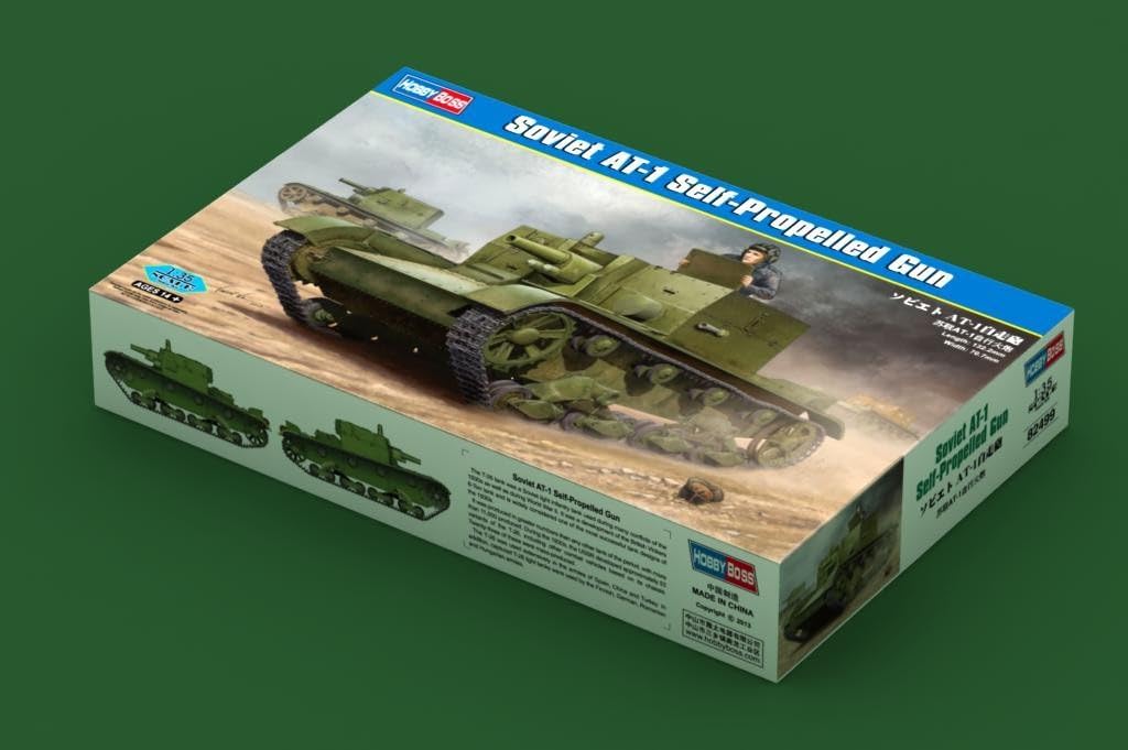 Hobby Boss 82499 Modellbausatz Soviet AT-1 Self-Propelled Gun