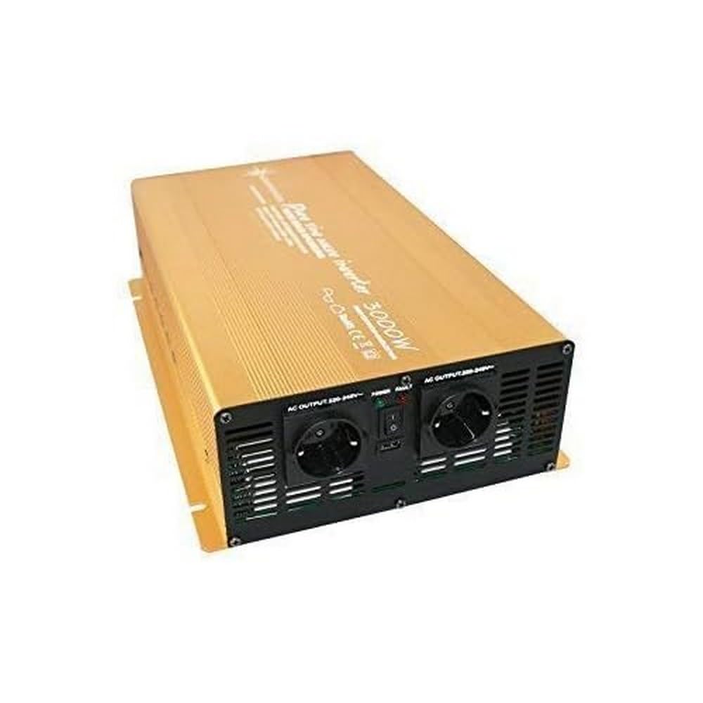 Wechselrichter - Spannungswandler 12V 300 bis 3000 Watt reiner SINUS mit echtem Power USB 2.1A Gold
