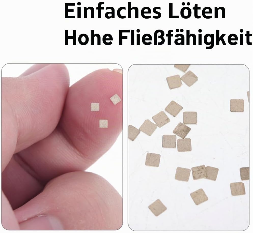 4,5g Silber Lötset, Vorgeschnittene Silberlötchips, Löt Lötset Lötfahne Ultrawinzig Mittlere Dichte