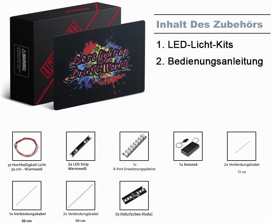 BrickBling LED-Beleuchtungsset für Lego Jazz Quartet 21334 Bausatz (Nur DIY Light Kit, Baustein Nich
