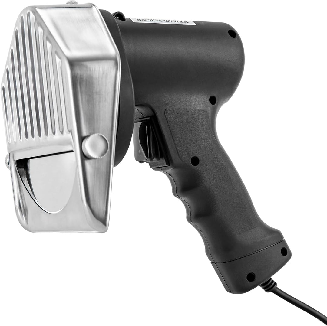 220V-240V 120W Elektrisches Dönermesser Edelstahl 0-10MM Schnittstärke Grillen, 3LB Leichtes Hochlei