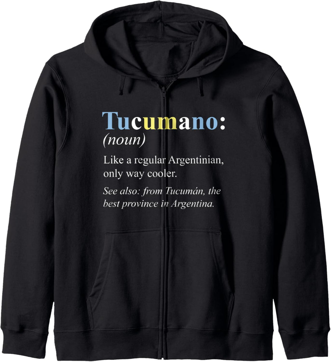 Argentinien Tucuman Geschenk Englisch Version - Tucumano Kapuzenjacke