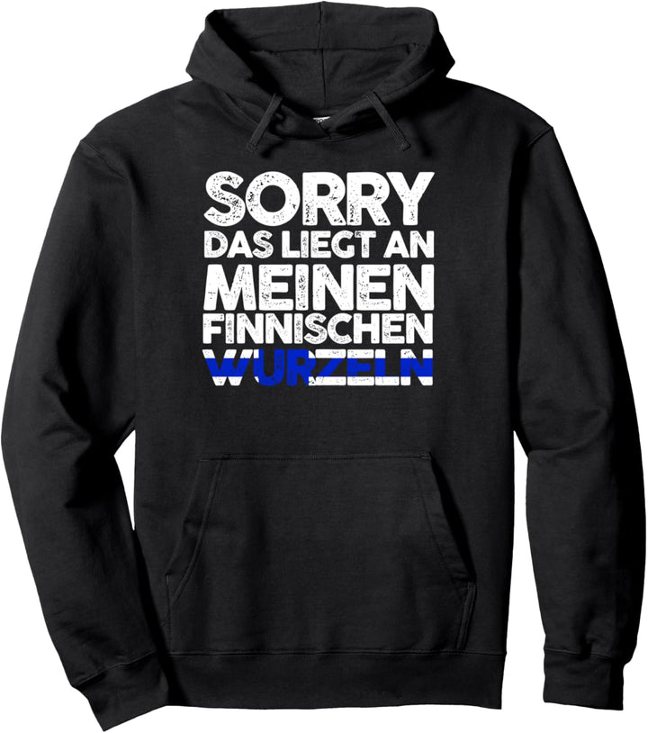 Finnlandische Wurzeln Finne Finnland Pullover Hoodie