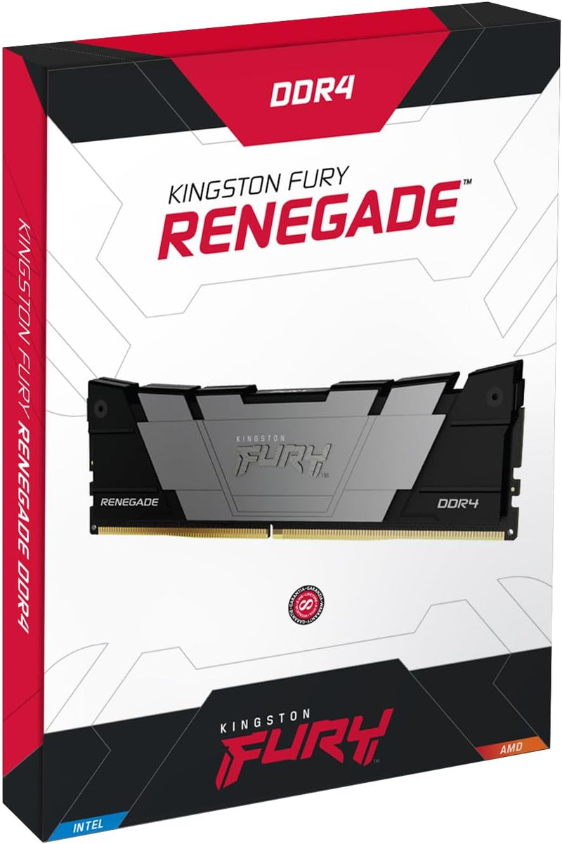 Kingston FURY Renegade 16GB 4000 DDR4 CL19 DIMM (Kit mit 2) Desktop Gaming Speicher - KF440C19RB2K2/