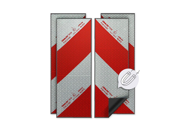 Magnetische Reflecto Kfz-Warnmarkierung aus Orafol ORALITE 5921M in vielen Varianten (Reflexfolie, 4