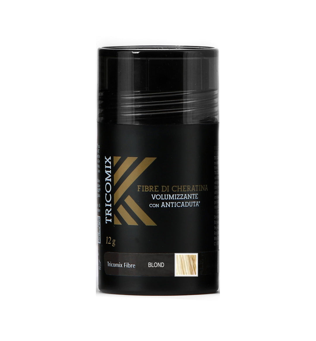 Tricomix Fibre Blond 12gr - Volumisierende Keratinfasern Mit Anti-Haarausfall-Effekt 12 grammi Biond