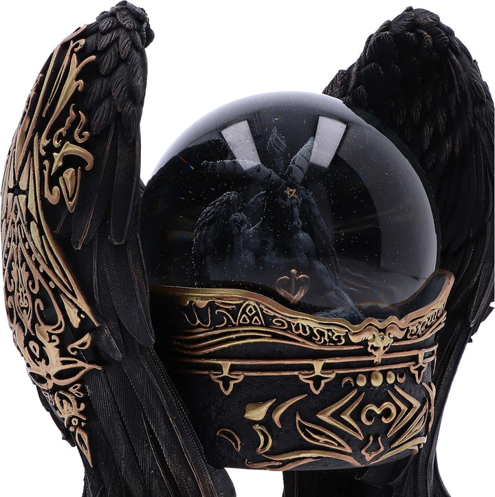 Nemesis Now Baphomet Antiquity Schneekugel 22,5 cm, Kunstharz & Glas, Baphomet Antike Schneekugel au