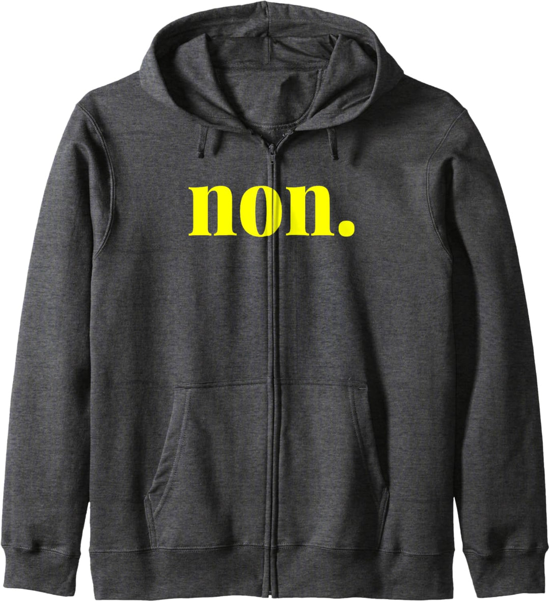 Minimalist non French yellow woman gift Kapuzenjacke