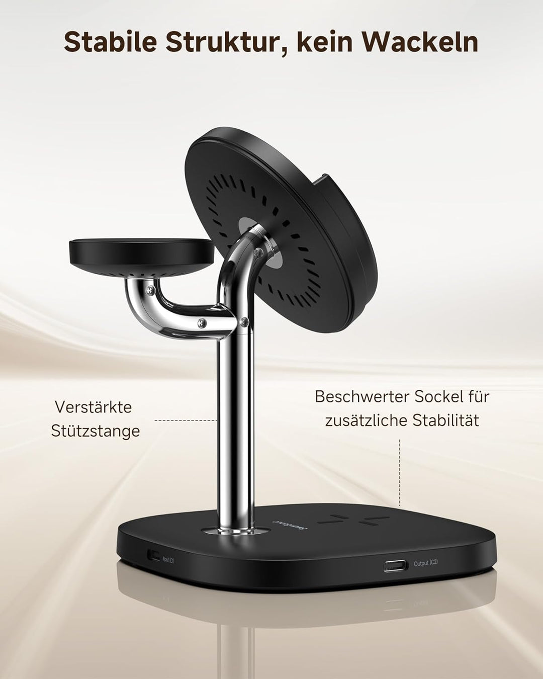 Wireless Charger für iPhone und Apple Watch, SwanScout 711M, Magnetisches Ladegerät für iPhone Air/1