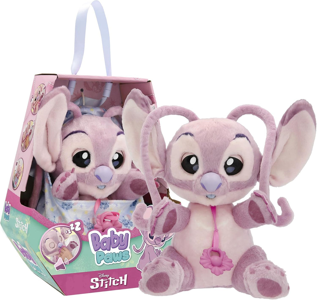 Baby Paws Disney Angel INTERAKTIVES PLÜSCHTIER Süsses interaktives Plüschtier, das Laute von Sich gi