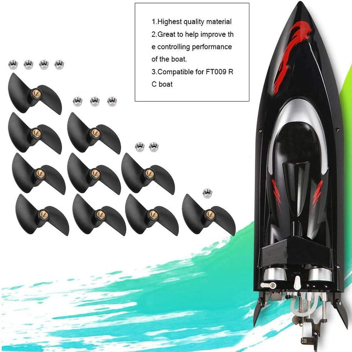 RC Propeller Ersatz, 10 Stück Brushless kompatibel, Boot Propeller Set für Modellbau DIY Wassersport