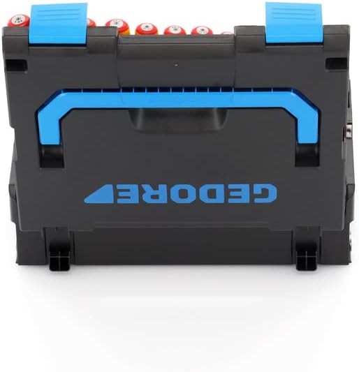 GEDORE VDE-Werkzeugkoffer HYBRID, Set 53-tlg, gefüllt, Werkzeug für Elektriker, Kunststoffkoffer, VD
