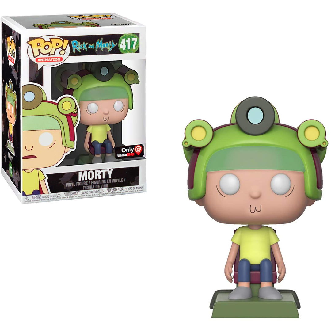Funko Morty (GameStop Exclusive): Rick &amp; Morty x POP! Animations-Vinyl-Figur &amp; 1 POP! kompatibles PE