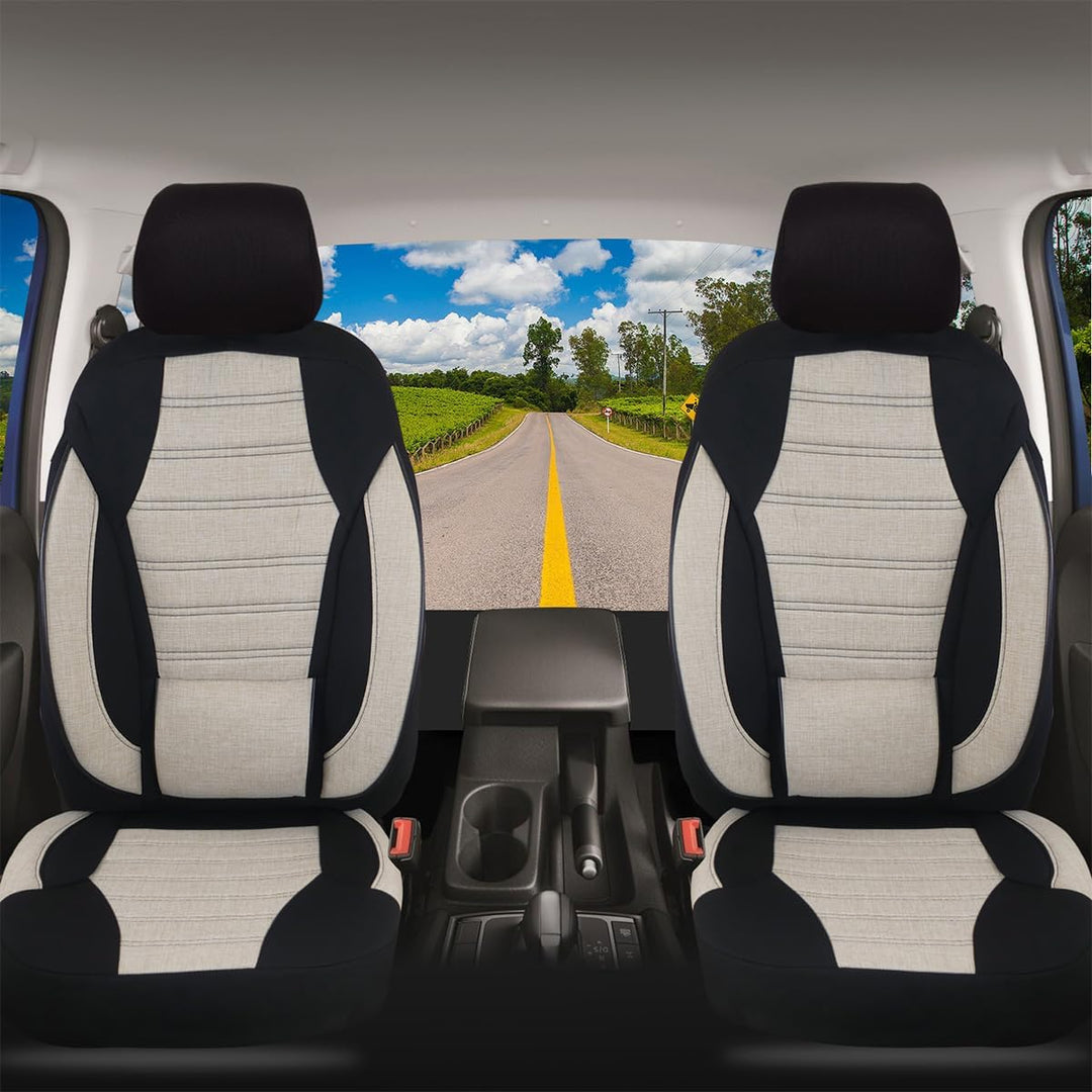 BREMER SITZBEZÜGE Mass Sitzbezüge Schonbezüge für Mercedes B-Klasse W247 KT105 KT105 - Schwarz/Beige