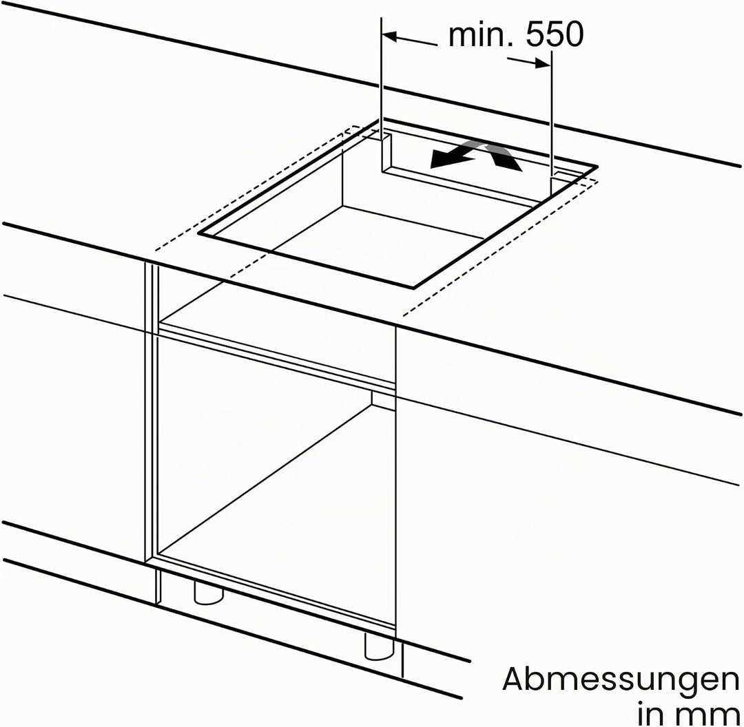 Bosch PIV831HB1E Serie 6, Einbau-Induktionskochfeld 80 cm, Schwarz Neue Version, Neue Version