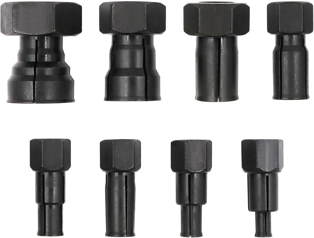 12 TLG Motorrad-Blindinnenlager-Abzieher-Werkzeug-Set 8-32 mm | mit Gleithammer und Antriebsstifte F