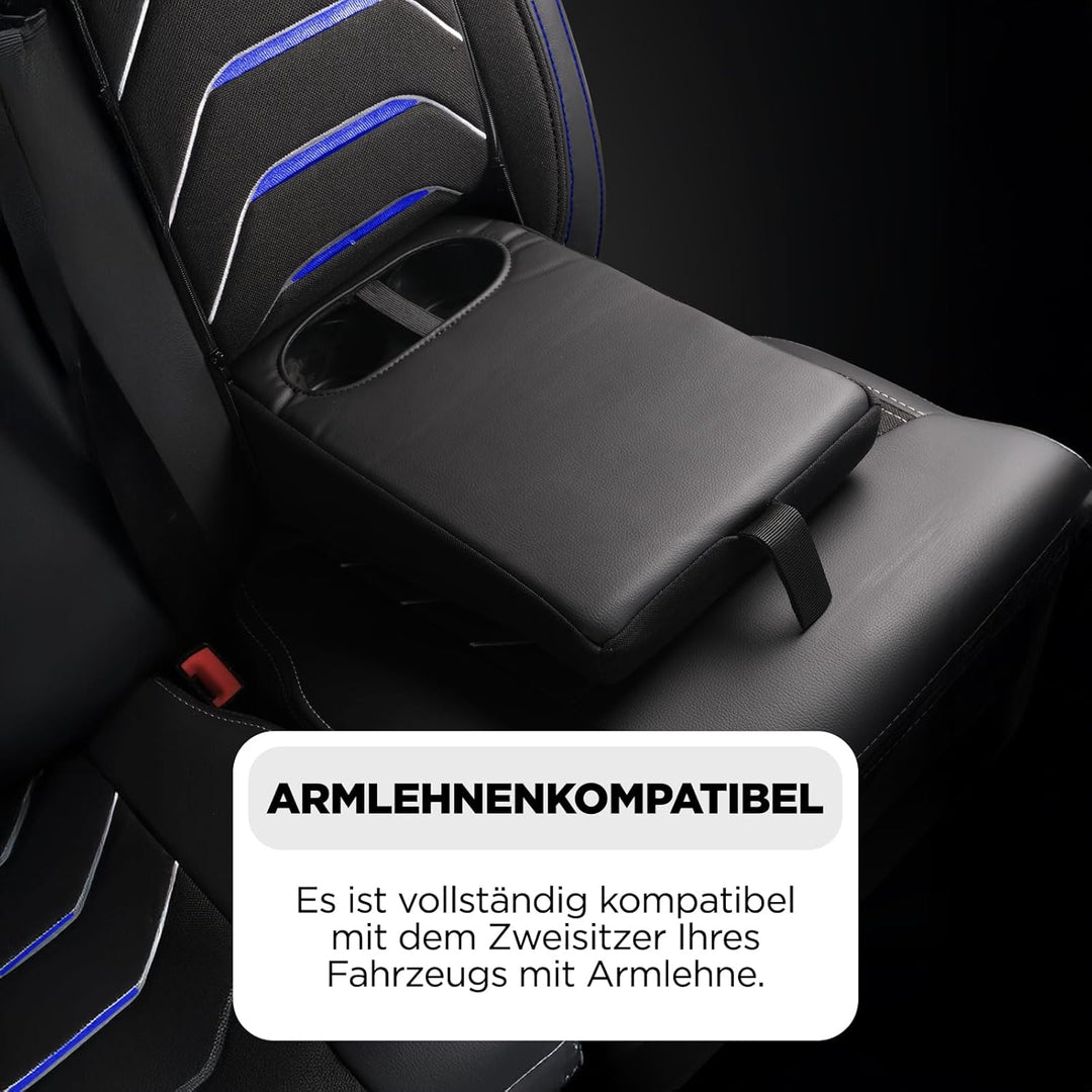 Autositzbezüge Universal 2+1 für FIAT Ducato, Peugeot Boxer, Citroen Jumper (2014-2026) Opel Movano