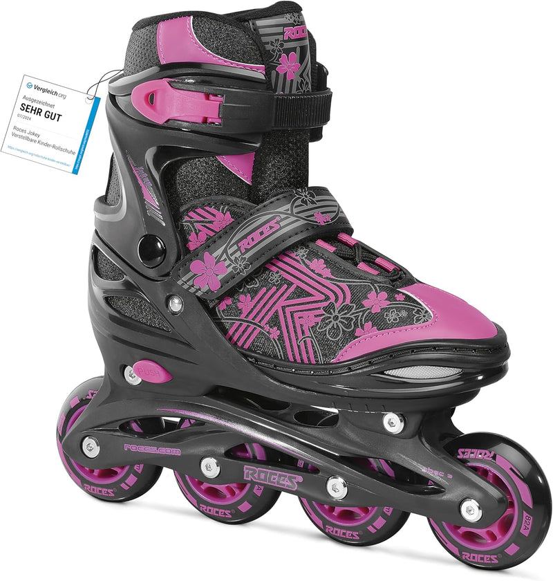 Roces Mädchen Jokey 3:0 Inline Skates 38 Black-Pink, 38 Black-Pink