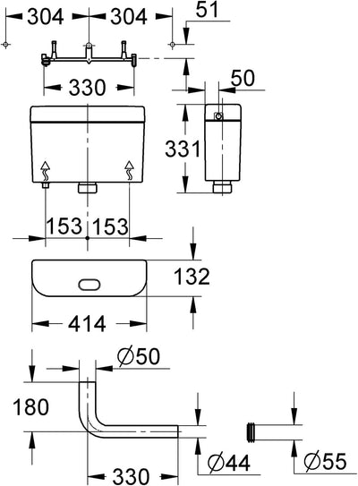 Grohe Adagio 6L UK England PS