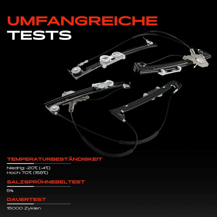 Frankberg 2x Fensterheber Vorne Links Rechts Kompatibel mit M-i-n-i R50 R52 R53 Coo-per One Works Sc