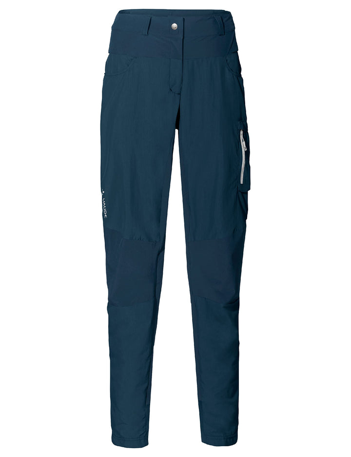 VAUDE Women's Qimsa Pants - Radhose Damen 38 Dark Sea Uni, 38 Dark Sea Uni
