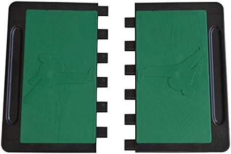 BAY OKPA Bruchtestbretter Wiederverwendbar -4 Stärke Anfänger, Fortgeschrittene grün M, grün M