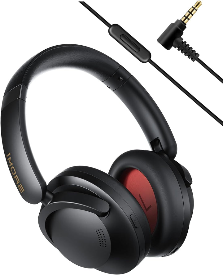 1MORE SonoFlow Pro Over-Ear Kopfhörer Kabellos, LDAC Hi-Res Wireless Audio, Active Noise Cancelling,