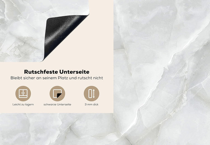 KitchenYeah© Herdabdeckplatte Einteilig Induktionsmatte Küche Abdeckung Ceranfeld Herd Abdeckplatte