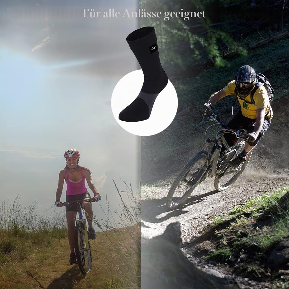 OTTERSHELL Wasserdichte, atmungsaktive Socken Geeignet für Outdoor-Aktivitäten wie Golf, Laufen, Rad