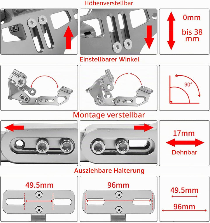 CXEPI Motorrad Kennzeichenhalter CNC Aluminum Fender Eliminator Halter für TMAX500 TMAX530 SX/DX TMA