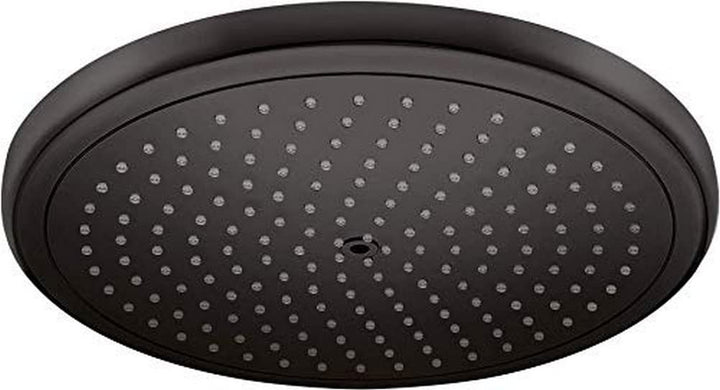 hansgrohe wassersparender Duschkopf Croma 280, Kopfbrause/Regendusche rund, 1 Strahlart, Mattschwarz