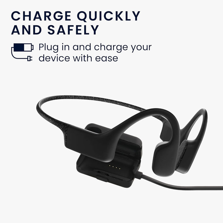 kwmobile USB Kabel Charger kompatibel mit AfterShokz Xtrainerz AS700 / OpenSwim S700 Ladekabel - Sma