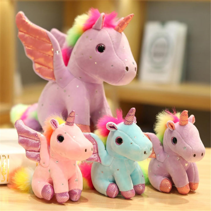 Trayosin 20/28cm Kuscheltier Einhorn Plüschtier für Mädchen,Niedliches Plüschtier Geschenk für 3-8 J
