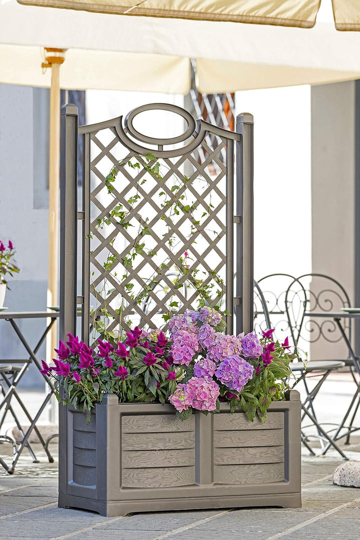 Bama 31982. Blumenkasten Trennwand ', Schmiedeeisen, 80x42,5x150 cm Ferro Battuto, Ferro Battuto