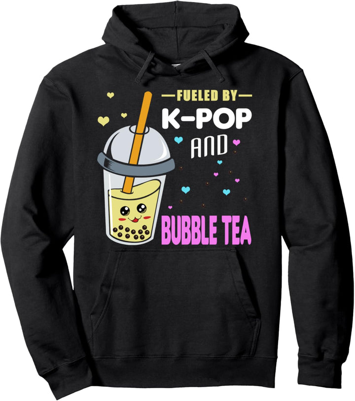 Getankt mit K-Pop und Bubble Tea - Otaku Pullover Hoodie