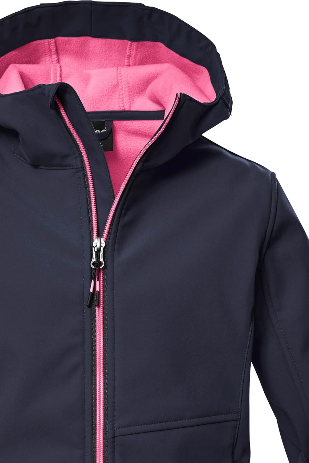 Killtec Mädchen Kow 168 Grls Sftshll Jckt Softshelljacke mit Kapuze/Outdoorjacke ist wasserabweisend