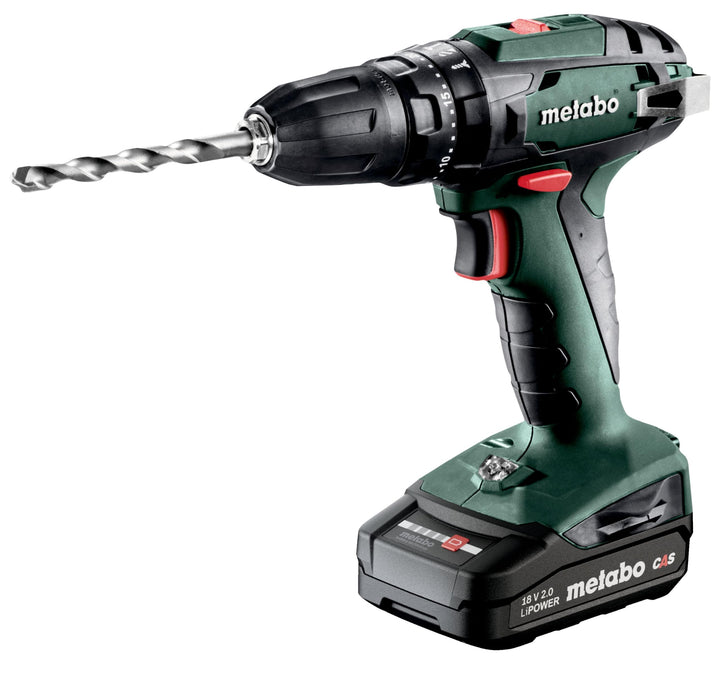 Metabo Akku-Schlagbohrschrauber SB 18 – 602245560 – 18 V – Leicht, kompakt und vielseitig für den mo