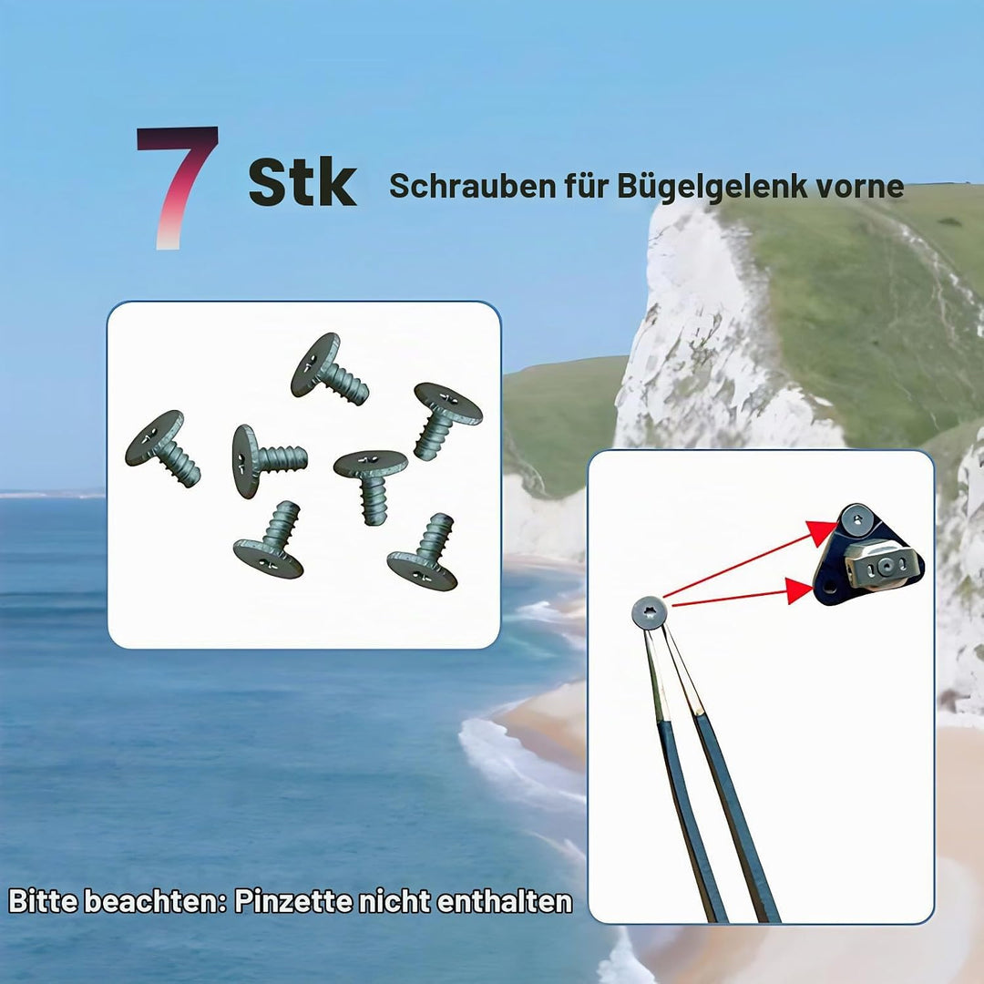 Mini 4 Pro Ersatz für die vordere Armwelle für DJI Mavic Mini 3 Armscharnierschrauben für Mini 3 Arm