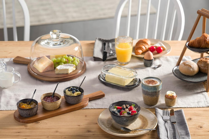 Leonardo Matera Keramikschalen Set 12-teilig - Kleine Schalen aus Keramik - Durchmesser 8,3 cm, Höhe