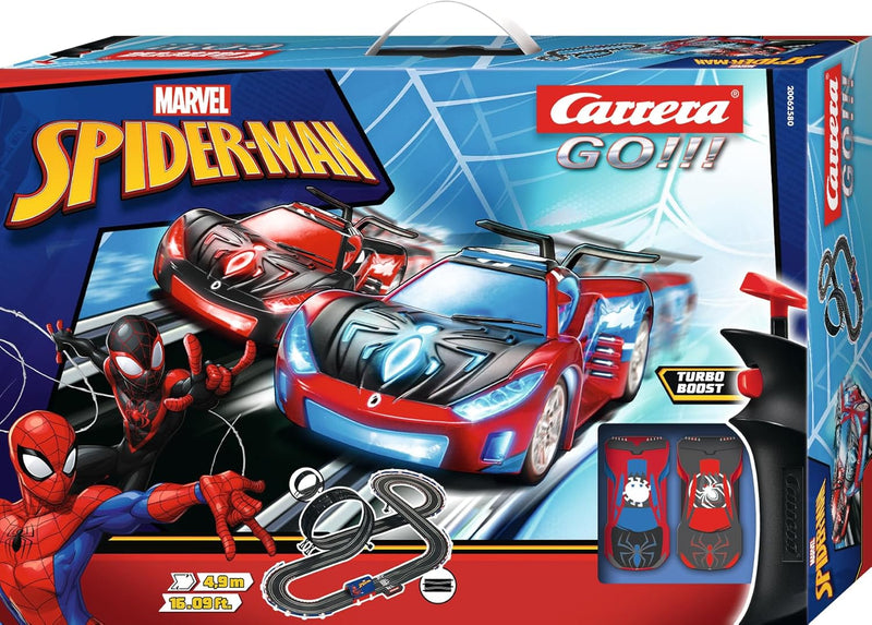 Carrera - 20062580 - Carrera GO!!! Spider Racing Rennbahn-Set I Rennbahn mit lizensierten Slotcars |