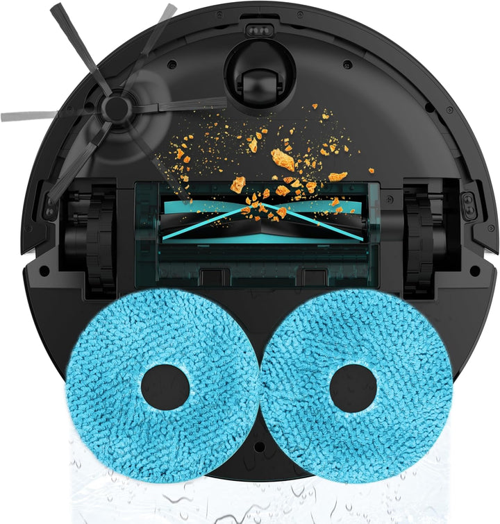 Cecotec Saugroboter und Wischroboter mit Selbstentleerungsstation und App Conga X50 X-Treme. Laserna