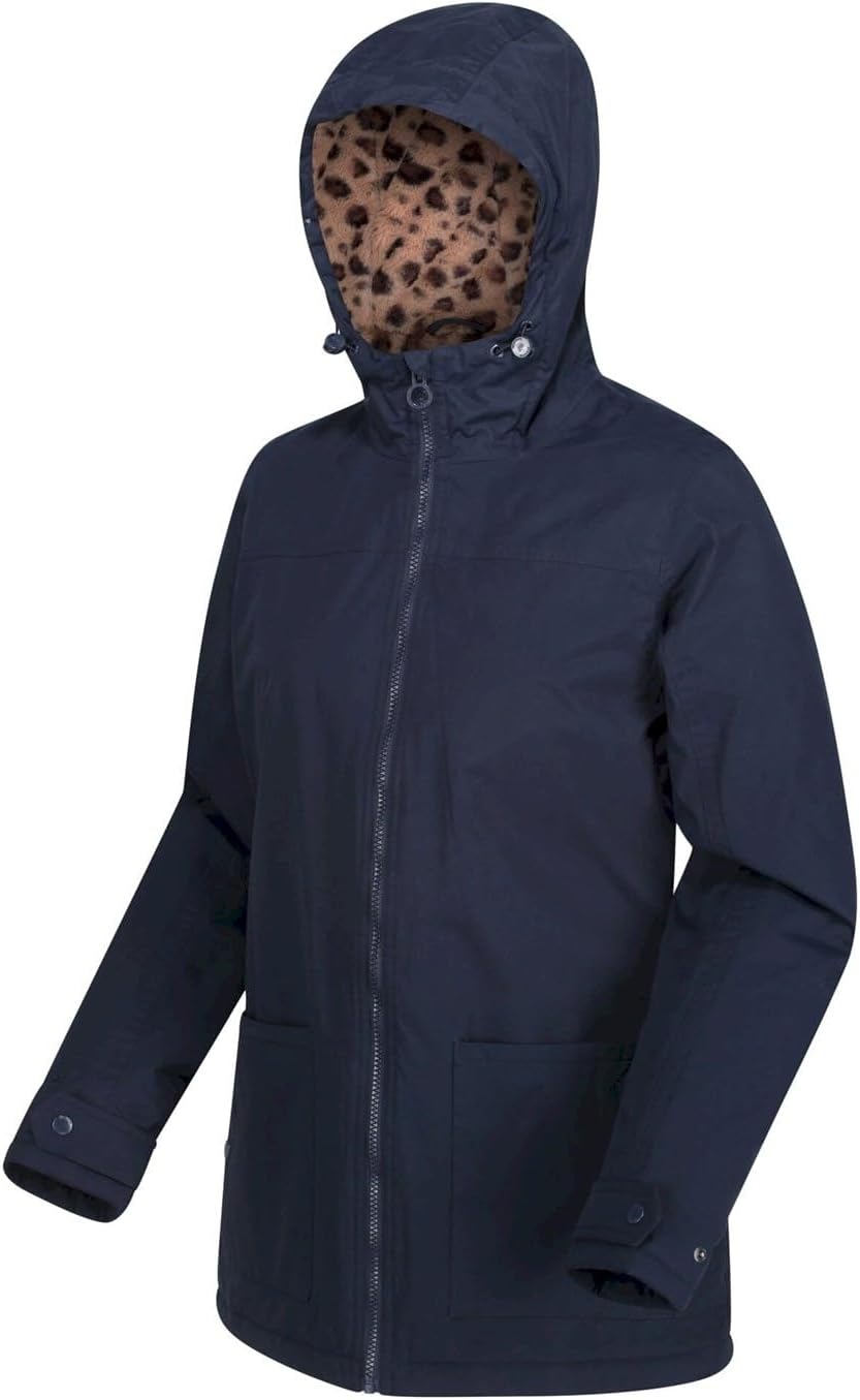 Regatta Damen Bergonia Ii Waterproof Taped Seams Insulated Hooded Jacket Jacke (1er Pack) XXS Navy,