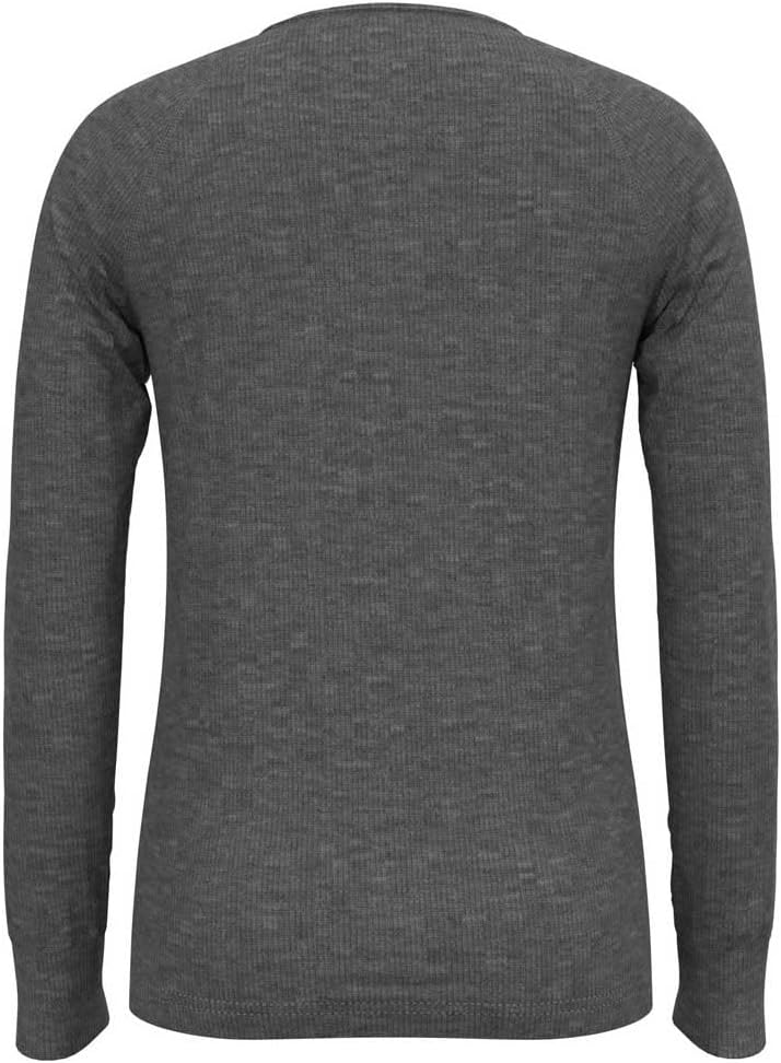 Odlo Damen Berra_542511 Mid Layer mit Reissverschluss (1er Pack) 80 Odlo Steel Grey Melange, 80 Odlo