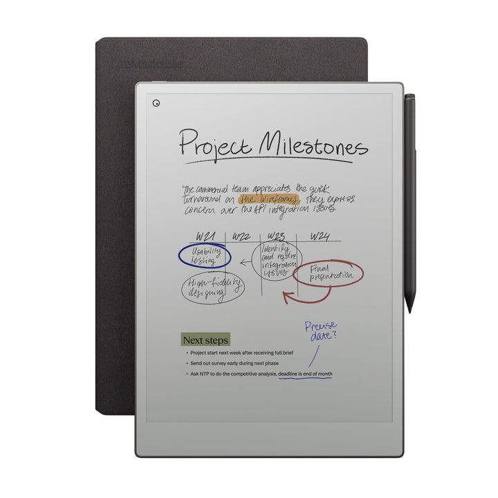 reMarkable Papier Pro Bundle – Folio Case aus Mosaic Weave | 11,8 Zoll Farbdisplay und Leselicht | m