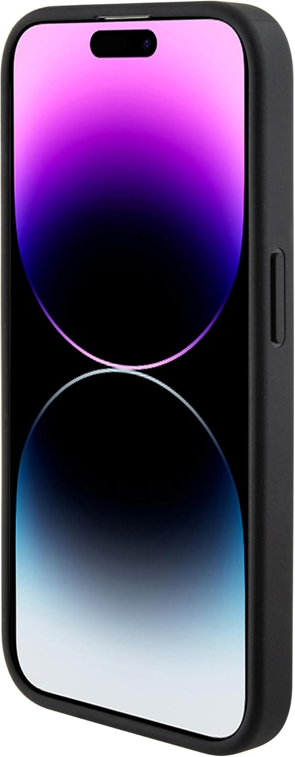 Guess iPhone 15 Pro Hülle [Offizielles Lizenz] von CG Mobile | Grip Stand Case mit PU 4G Dreieck Str