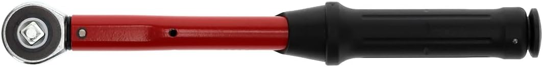 GEDORE red Drehmomentschlüssel für Links- und Rechtsgewinde, 1/4 Zoll, 5-25 Nm, Stahlrohr, Rot/Schwa