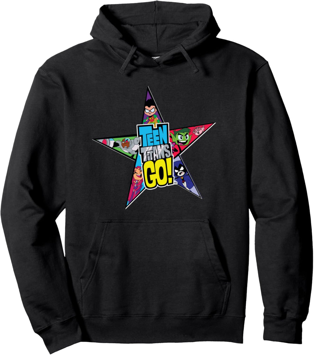 DC Comics Teen Titans Go Star Logo Pullover Hoodie